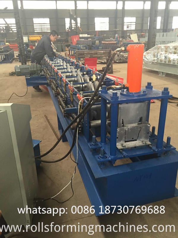 gutter making roll forming machine